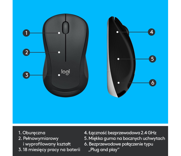 Logitech MK540 Advanced - 411565 - zdjęcie 13